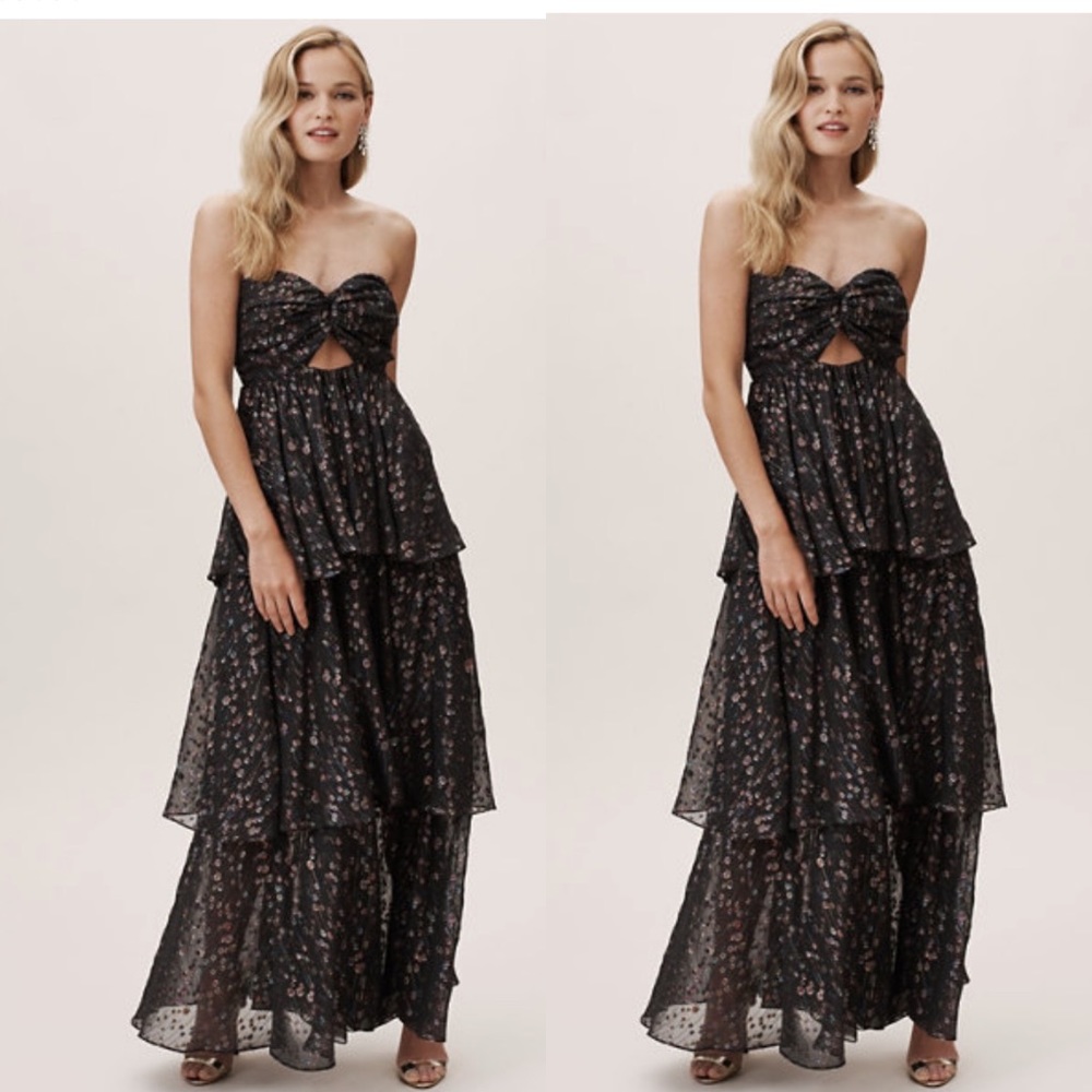 Mestiza Brianna Dress Silk Strapless Ruffle Dress Tuckernuck